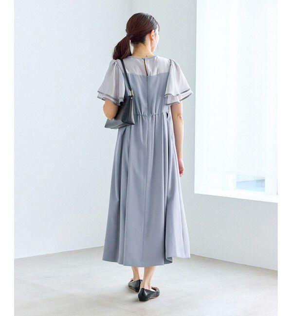 Rope&rsquo;Picnic「【Mon E&rsquo;toile/モンエトワール】フレア袖ビスチェデザインワンピース」|ドレス|