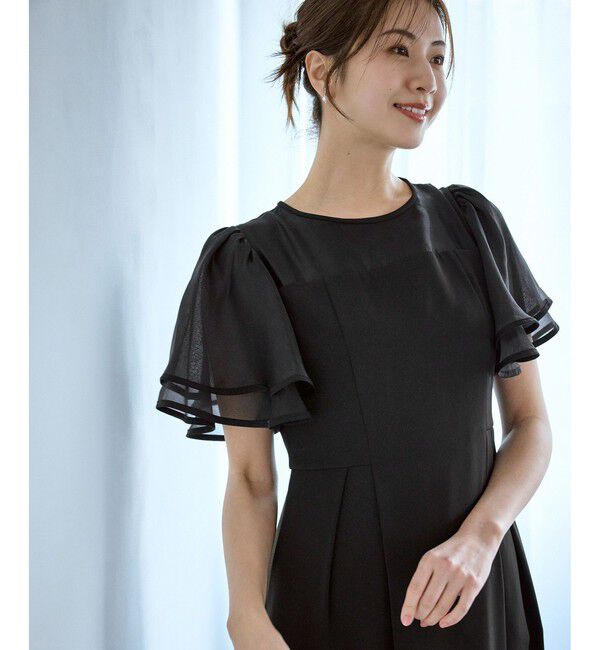 Rope&rsquo;Picnic「【Mon E&rsquo;toile/モンエトワール】フレア袖ビスチェデザインワンピース」|ドレス|