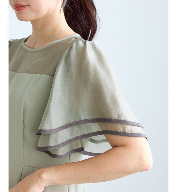 Rope&rsquo;Picnic「【Mon E&rsquo;toile/モンエトワール】フレア袖ビスチェデザインワンピース」|ドレス|