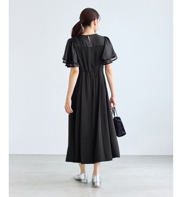 Rope&rsquo;Picnic「【Mon E&rsquo;toile/モンエトワール】フレア袖ビスチェデザインワンピース」|ドレス|