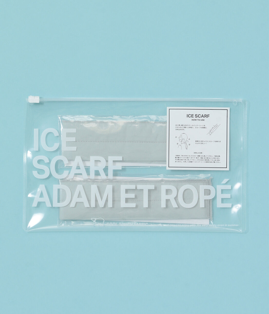 ADAM ET ROPE'「アイススカーフ」|ストール|