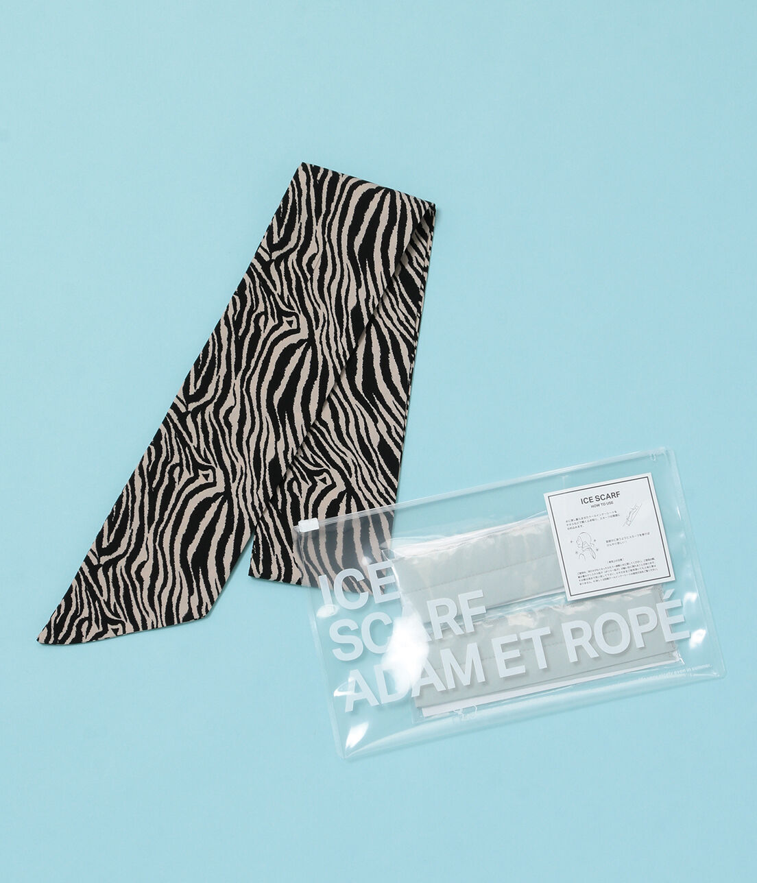 ADAM ET ROPE'「アイススカーフ」|ストール|ベージュ(27)