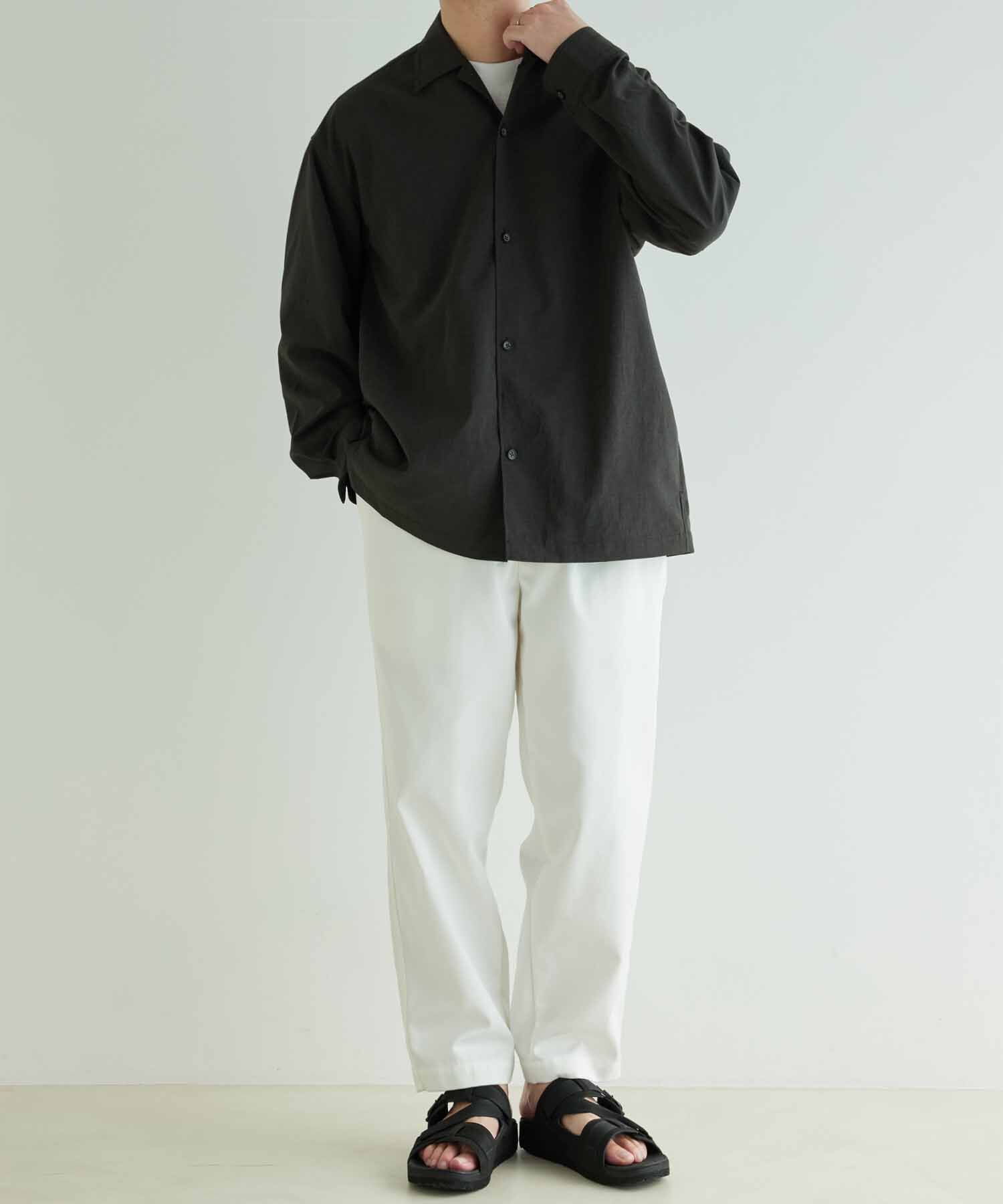 ADAM ET ROPE'「【RIRANCHA/リランチェ】ワイドシルエット シャツジャケット / 速乾 / 冷感 / イージーケア / ユニセックス」|ブルゾン・スタジャン|