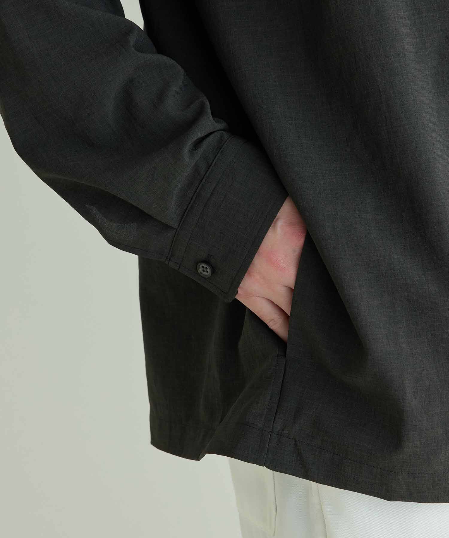 ADAM ET ROPE'「【RIRANCHA/リランチェ】ワイドシルエット シャツジャケット / 速乾 / 冷感 / イージーケア / ユニセックス」|ブルゾン・スタジャン|