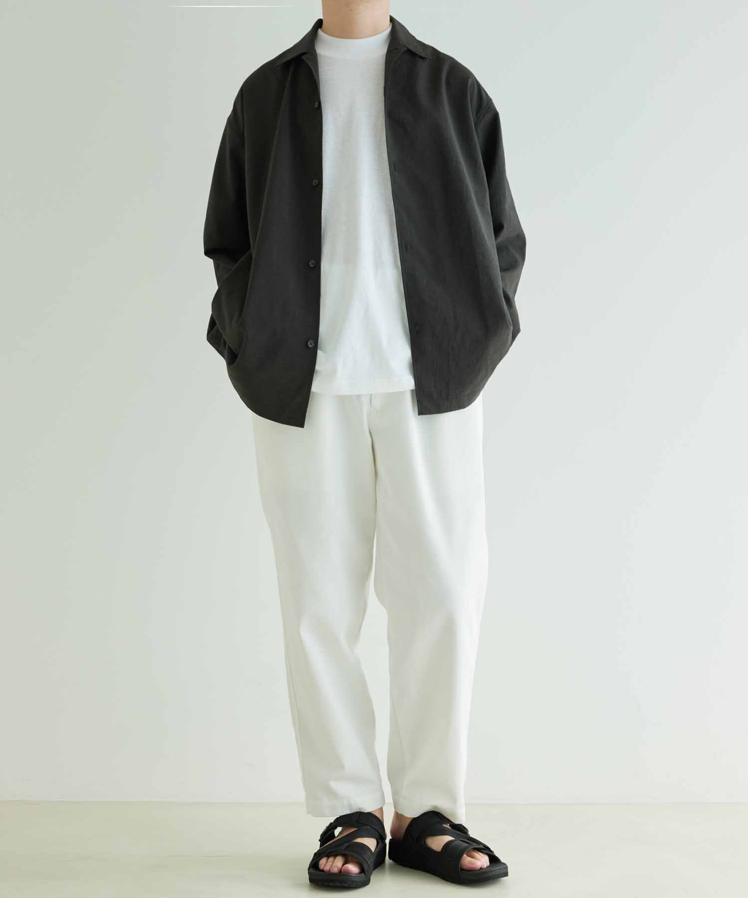 ADAM ET ROPE'「【RIRANCHA/リランチェ】ワイドシルエット シャツジャケット / 速乾 / 冷感 / イージーケア / ユニセックス」|ブルゾン・スタジャン|