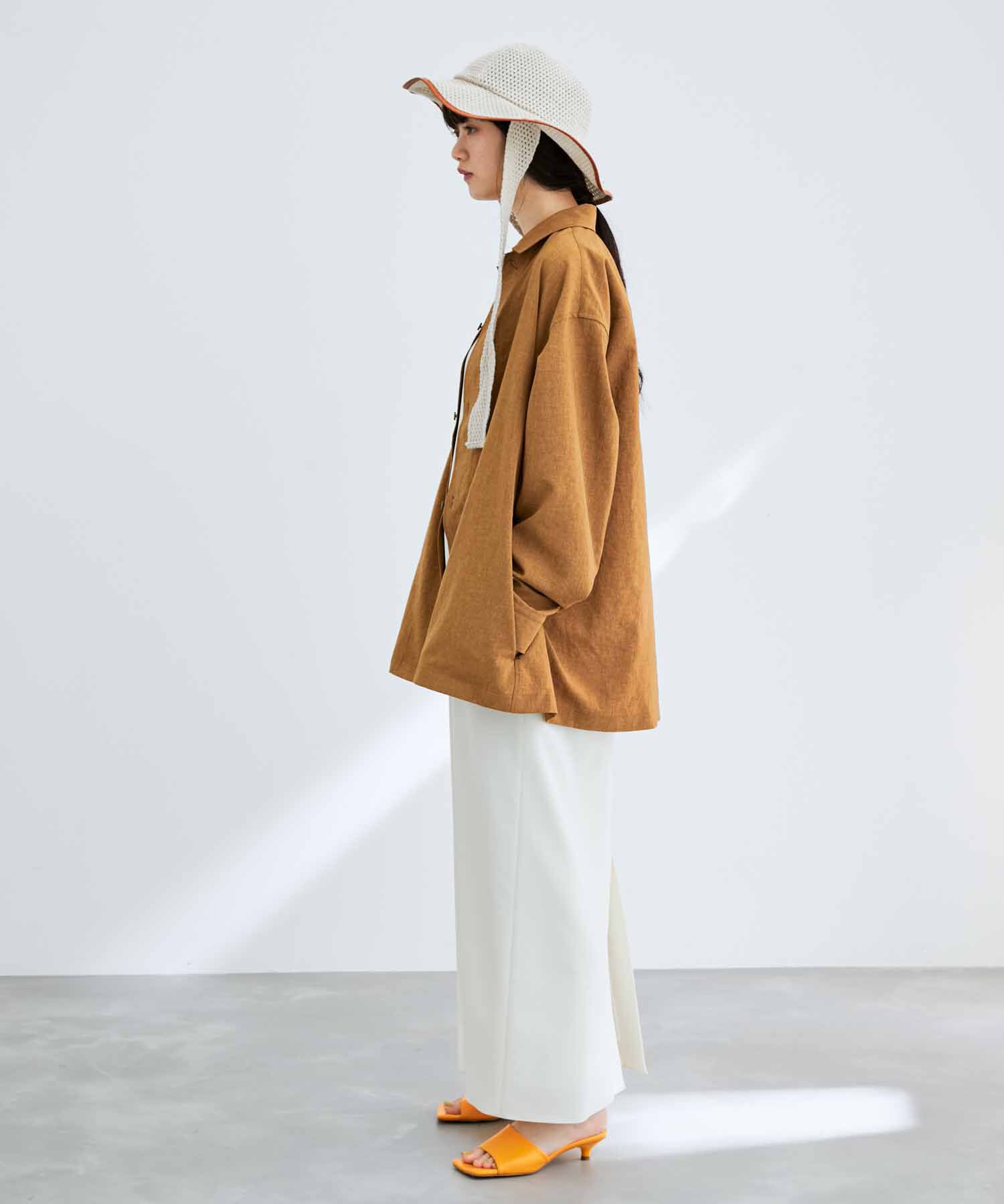 ADAM ET ROPE'「【RIRANCHA/リランチェ】ワイドシルエット シャツジャケット / 速乾 / 冷感 / イージーケア / ユニセックス」|ブルゾン・スタジャン|