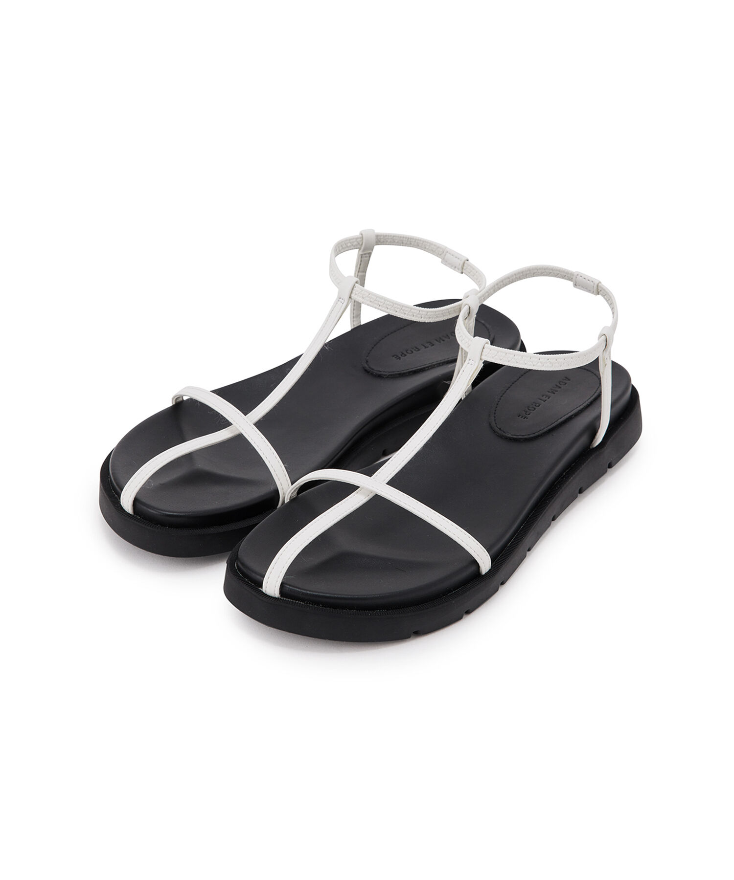 ADAM ET ROPE'「ナロークロスストラップスポサン」|サンダル|