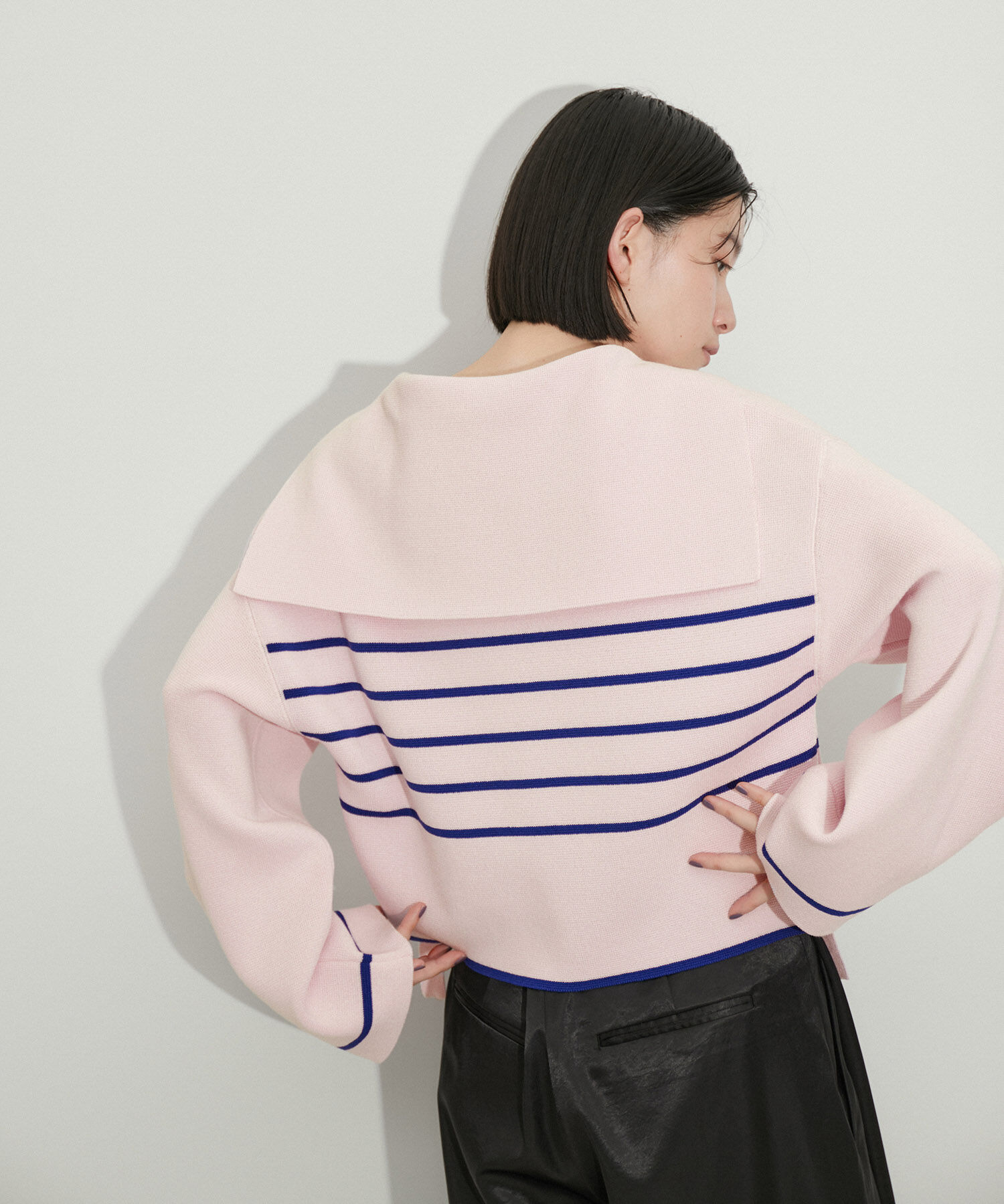 ADAM ET ROPE'「ミラノリブニットプルオーバー」|ニット・セーター|