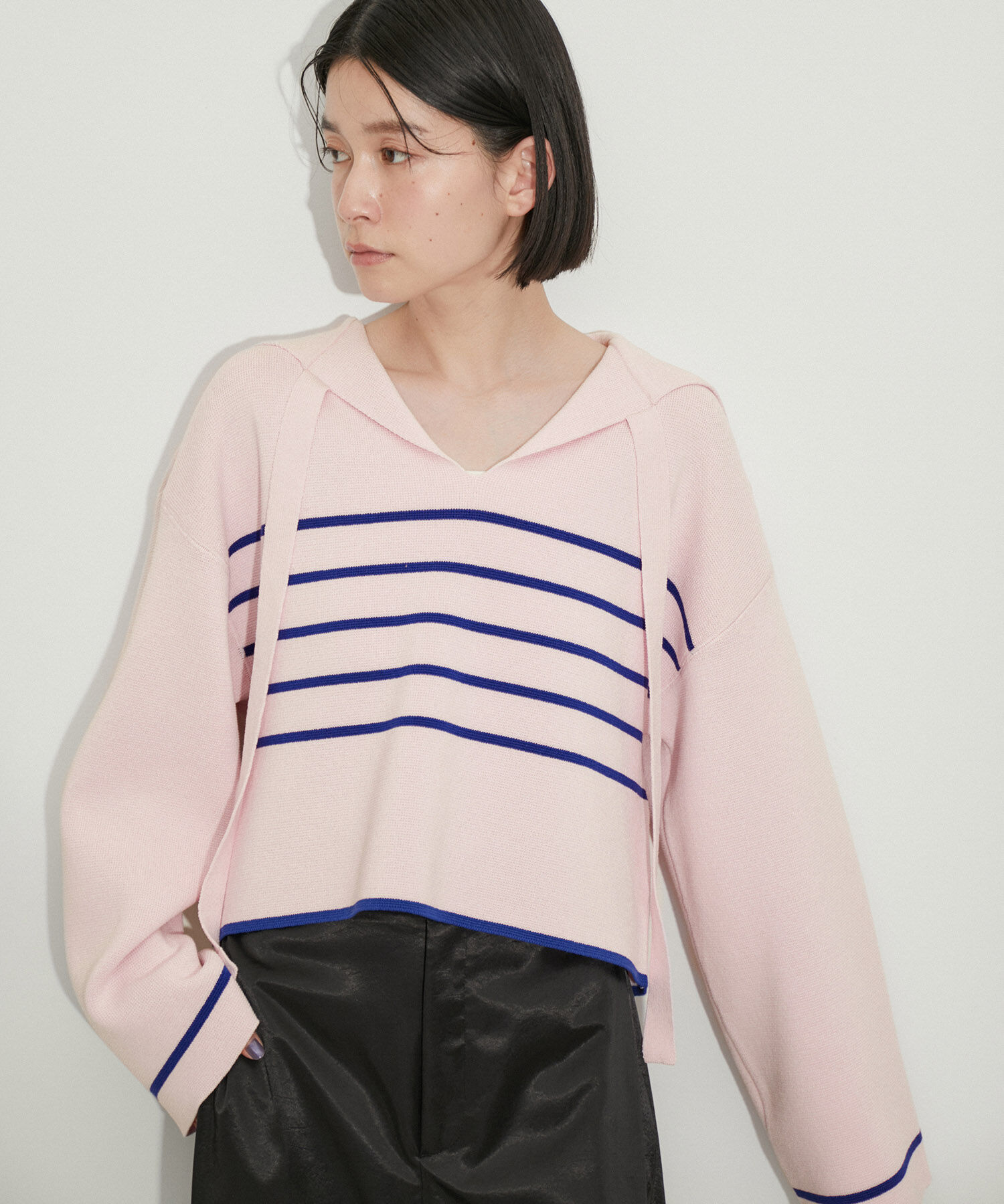 ADAM ET ROPE'「ミラノリブニットプルオーバー」|ニット・セーター|