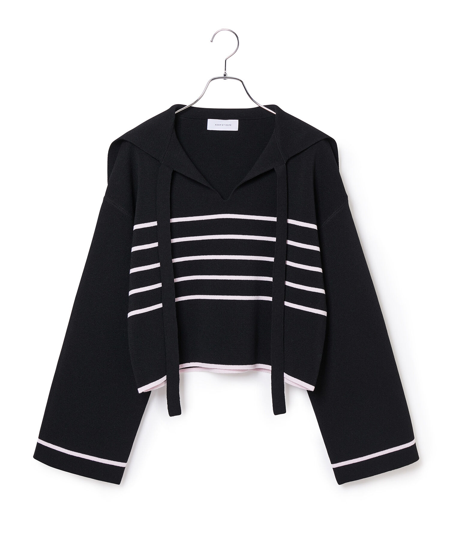 ADAM ET ROPE'「ミラノリブニットプルオーバー」|ニット・セーター|