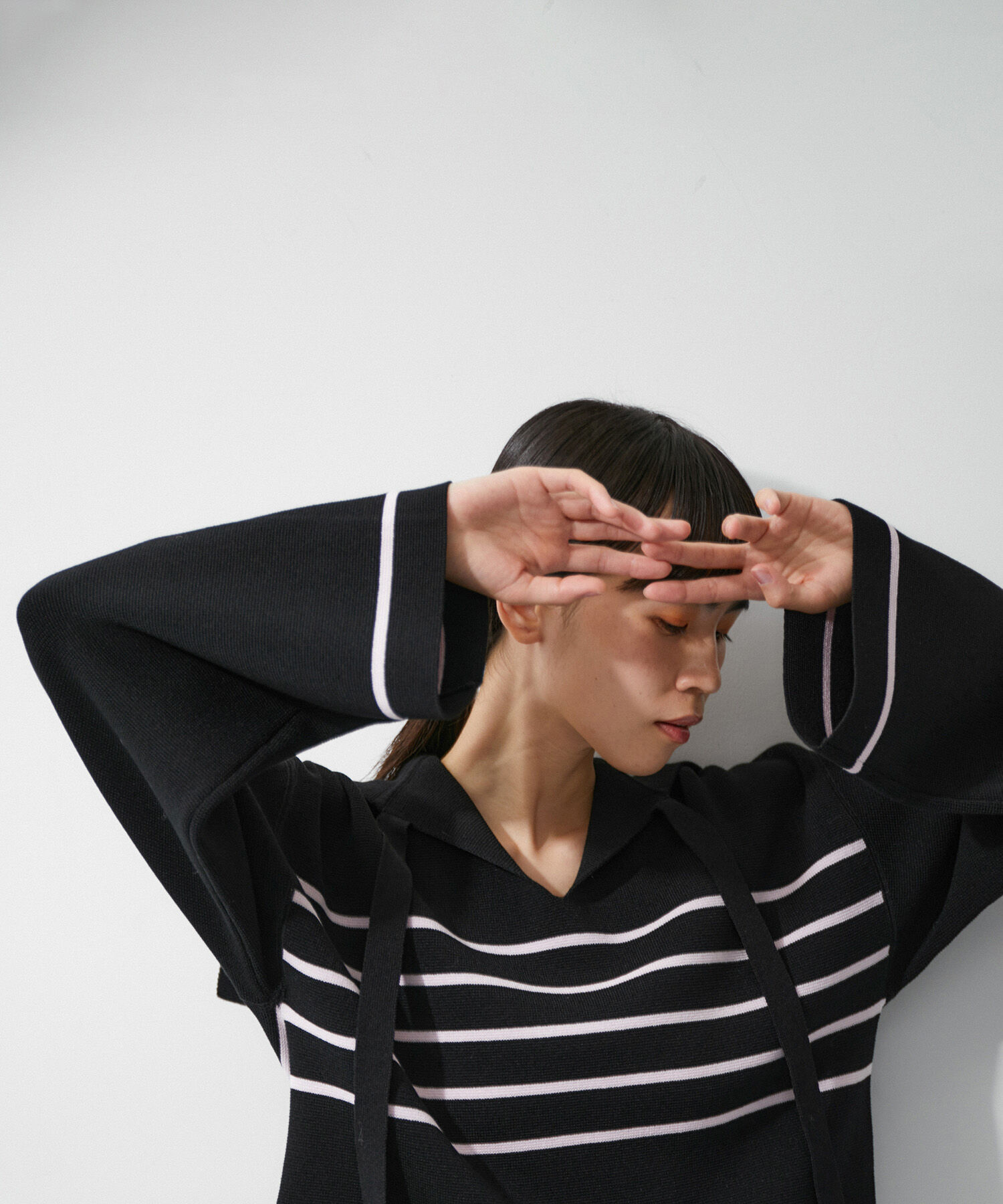 ADAM ET ROPE'「ミラノリブニットプルオーバー」|ニット・セーター|