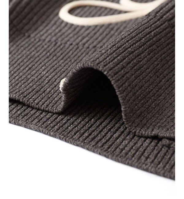 ADAM ET ROPE'「【サステナブル・洗える】ラインニットカーディガン」|カーディガン|