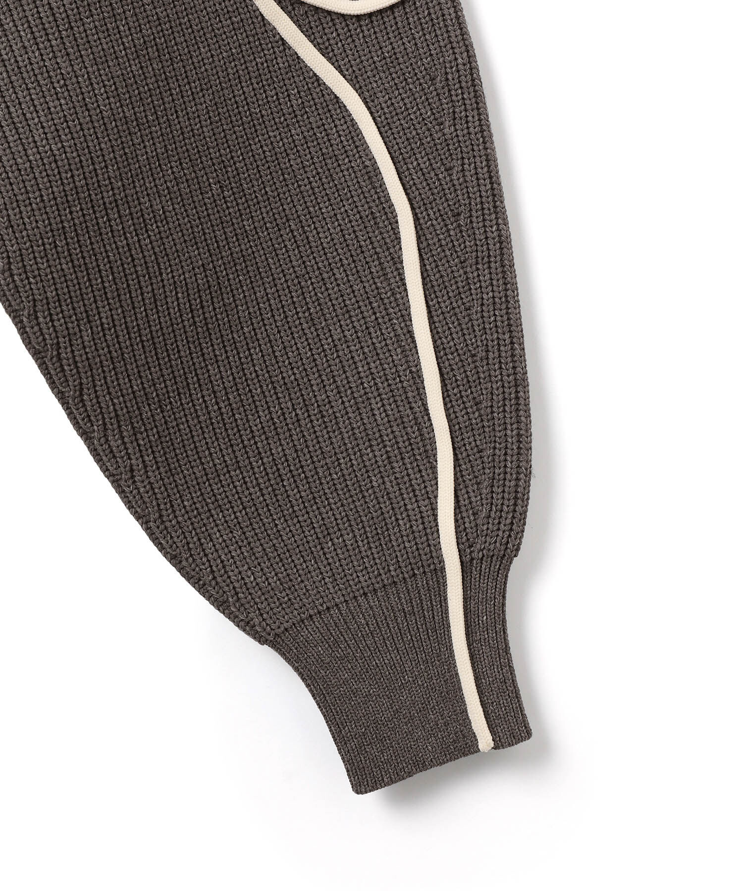 ADAM ET ROPE'「【サステナブル・洗える】ラインニットカーディガン」|カーディガン|