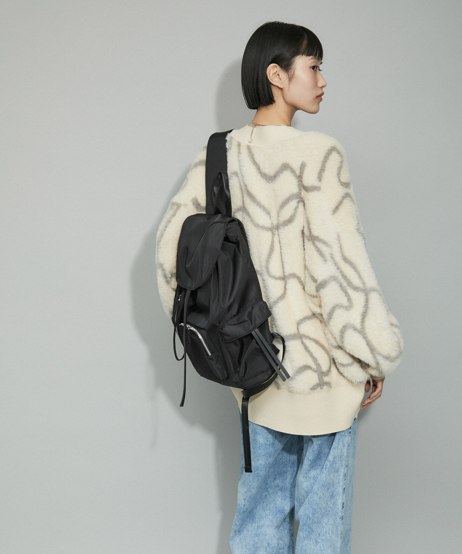 ADAM ET ROPE'「【WEB限定・サステナブル】フラップポケットリュックサック」|リュック|