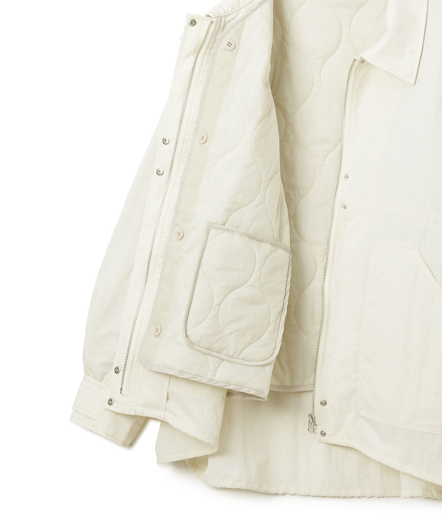 ADAM ET ROPE'「【WEB限定】キルティングライナー付き3WAYブルゾン」|ブルゾン・スタジャン|