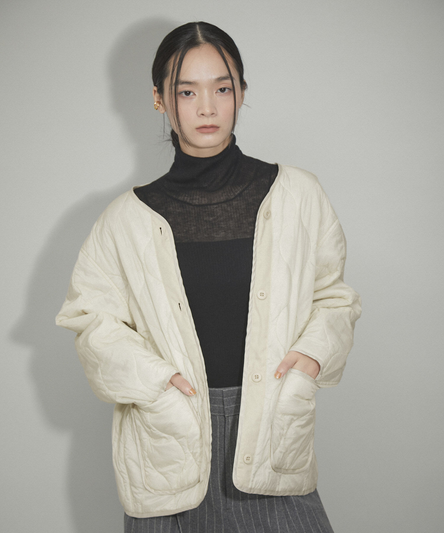 ADAM ET ROPE'「【WEB限定】キルティングライナー付き3WAYブルゾン」|ブルゾン・スタジャン|