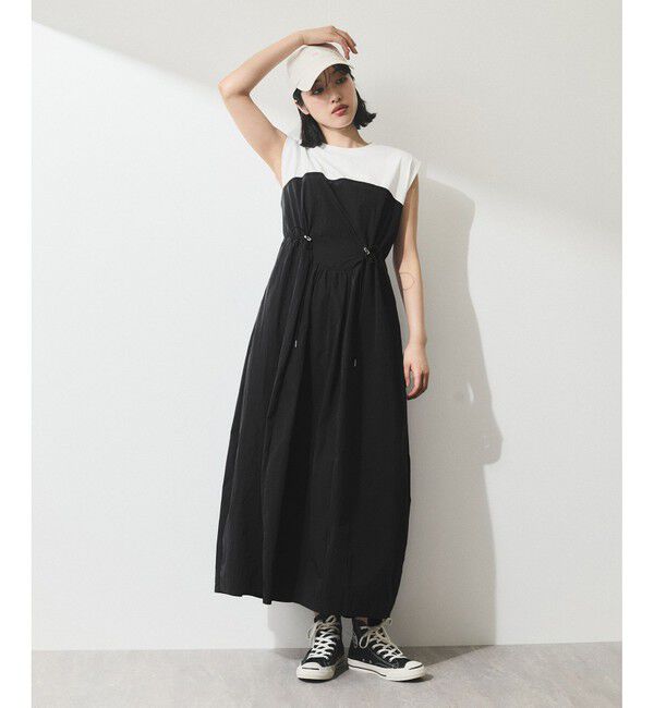 ADAM ET ROPE'「【WEB限定】・【定番】ベアレイヤードワンピース」|ワンピース|