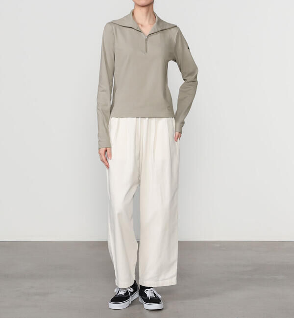 ORCIVAL「ORCIVAL | 起毛フライス ハーフジッププルオーバー WOMEN」|その他|