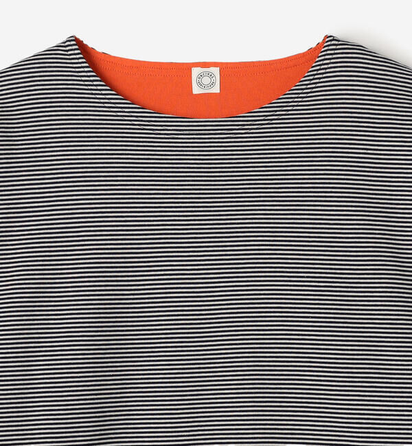 ORCIVAL「ORCIVAL | コットン天竺 ボーダーボートネックプルオーバー MEN」|Tシャツ・カットソー|