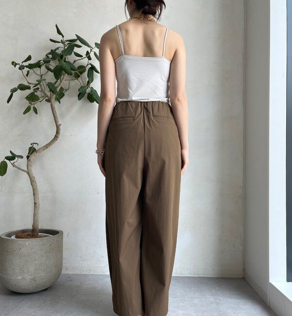  「【WEB限定】接触冷感デサインタックパンツ」|チノ|