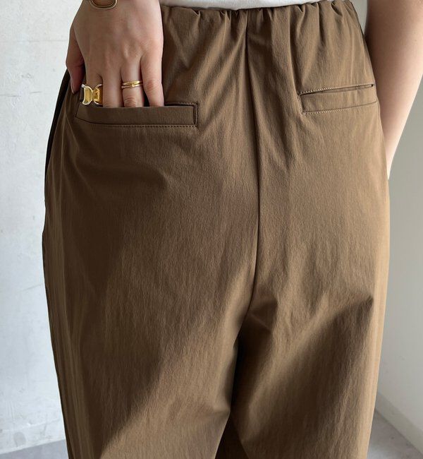  「【WEB限定】接触冷感デサインタックパンツ」|チノ|