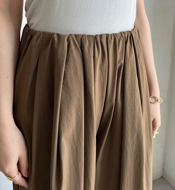  「【WEB限定】接触冷感デサインタックパンツ」|チノ|