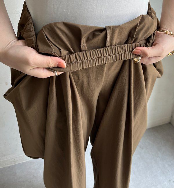  「【WEB限定】接触冷感デサインタックパンツ」|チノ|