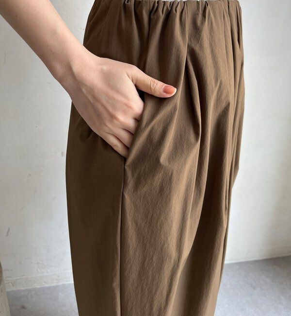  「【WEB限定】接触冷感デサインタックパンツ」|チノ|