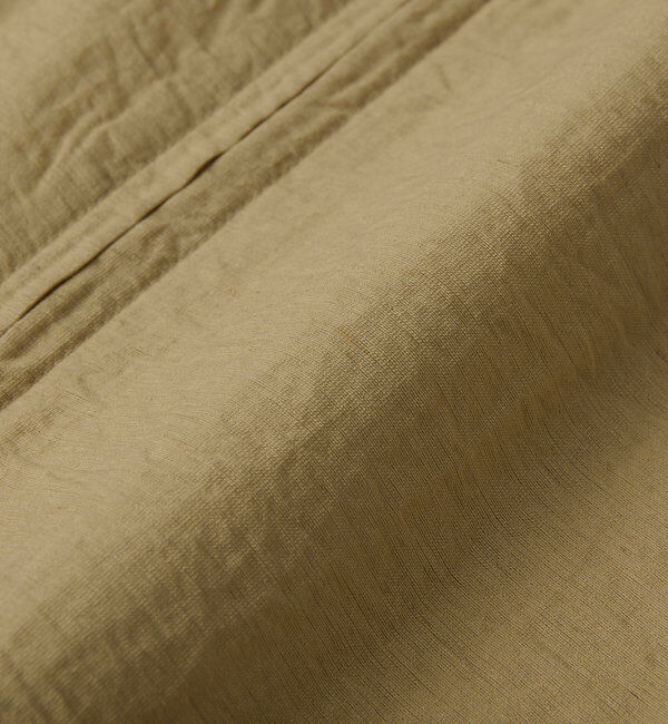  「《さっと羽織れる軽量アウター》麻調シアーロングブルゾン」|その他|