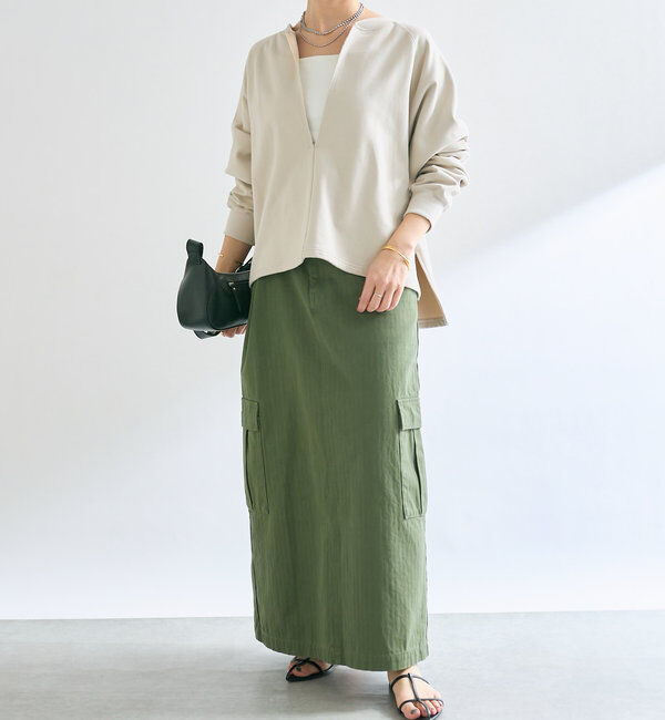  「【大人が着やすい】キーネックオーバースウェット」|Tシャツ・カットソー|