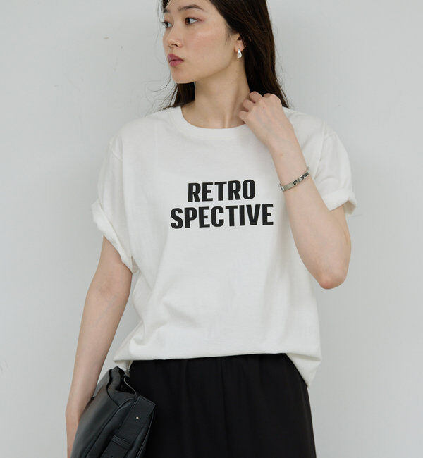  「ロゴTシャツ《Retrospective》」|Tシャツ・カットソー|ホワイト