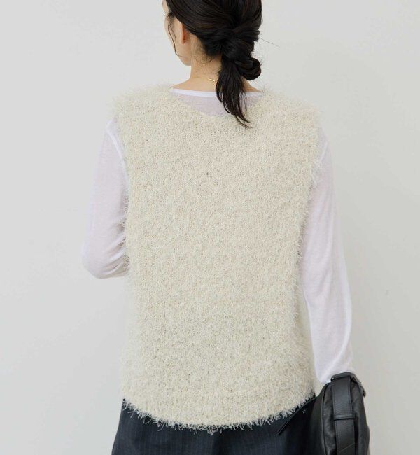  「シャギーニットベスト」|ニット・セーター|