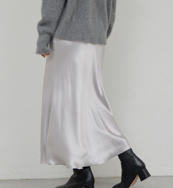  「アセテートバイアススカート」|スカート|