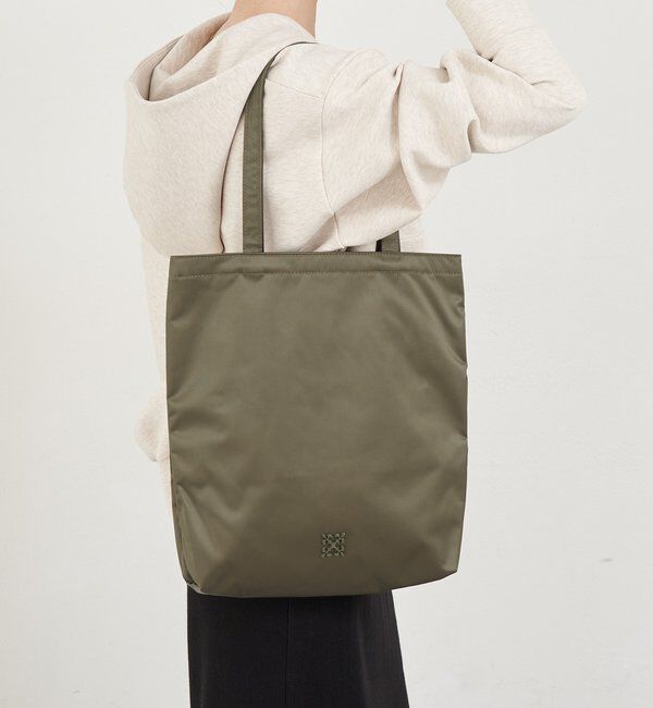  「クラウズナイロンプレーントートバッグ」|トートバッグ|カーキ