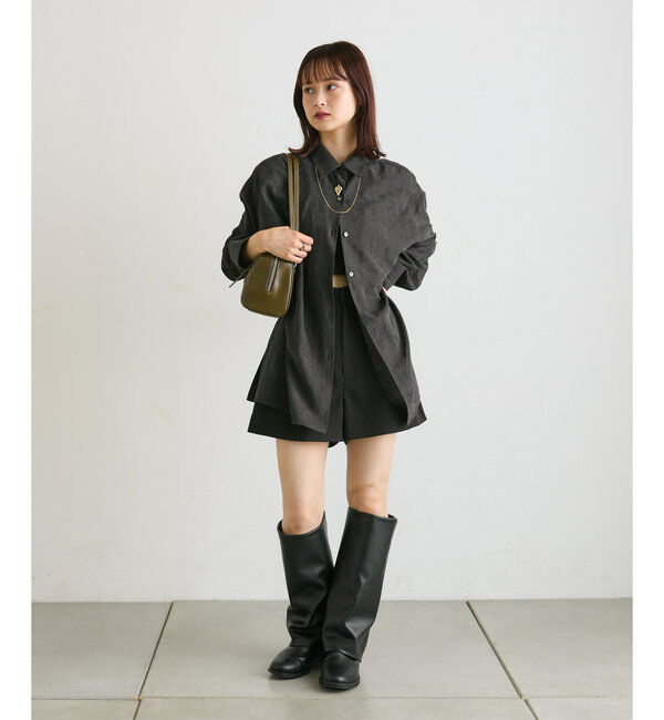  「ピーチバックシャンシャツ」|シャツ・ブラウス|