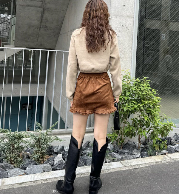  「[mline]ポケットチビカーディガン」|カーディガン|