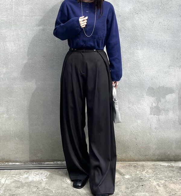  「[mline]ポケットチビカーディガン」|カーディガン|