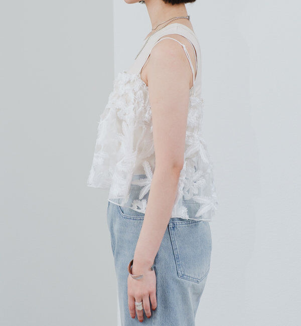  「シアーリーフビスチェ」|シャツ・ブラウス|