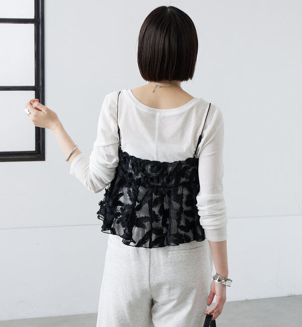  「シアーリーフビスチェ」|シャツ・ブラウス|