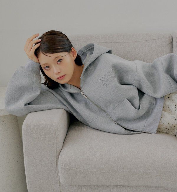 セットアップ対応】Wジップボリュームスリーブフードパーカー｜ルミネ