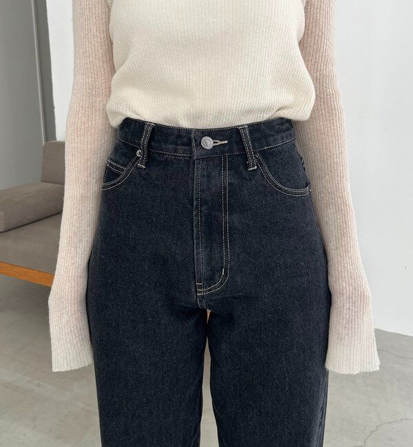  「【新色/人気アイテムがアップグレード】13ozハイウエストストレートデニム」|デニム|