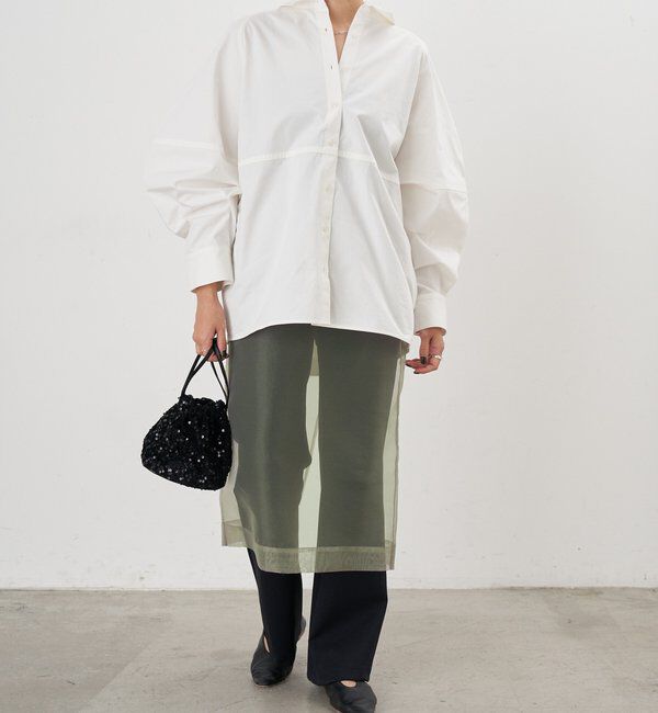  「【26SS予約】コットンバレルシャツ」|シャツ・ブラウス|