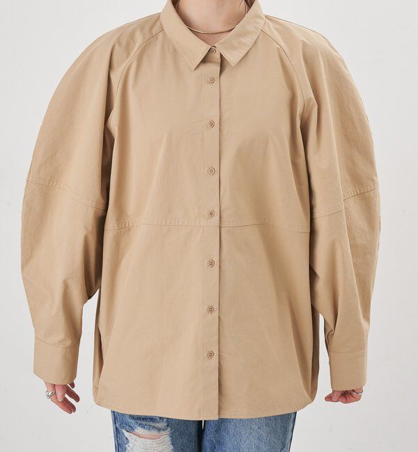  「【26SS予約】コットンバレルシャツ」|シャツ・ブラウス|