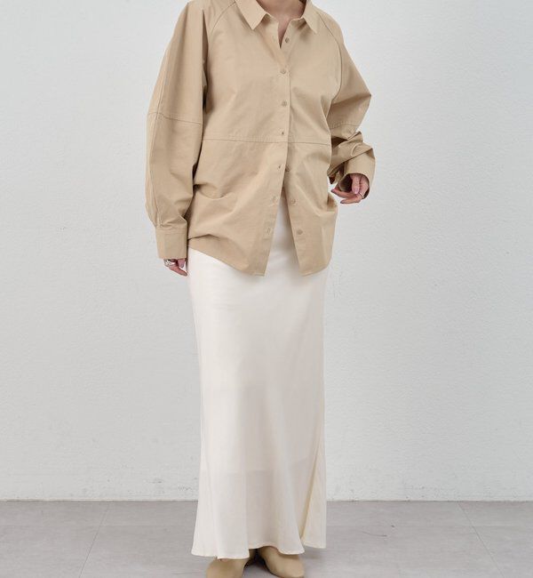  「【26SS予約】コットンバレルシャツ」|シャツ・ブラウス|