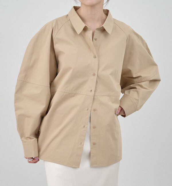 「【26SS予約】コットンバレルシャツ」|シャツ・ブラウス|