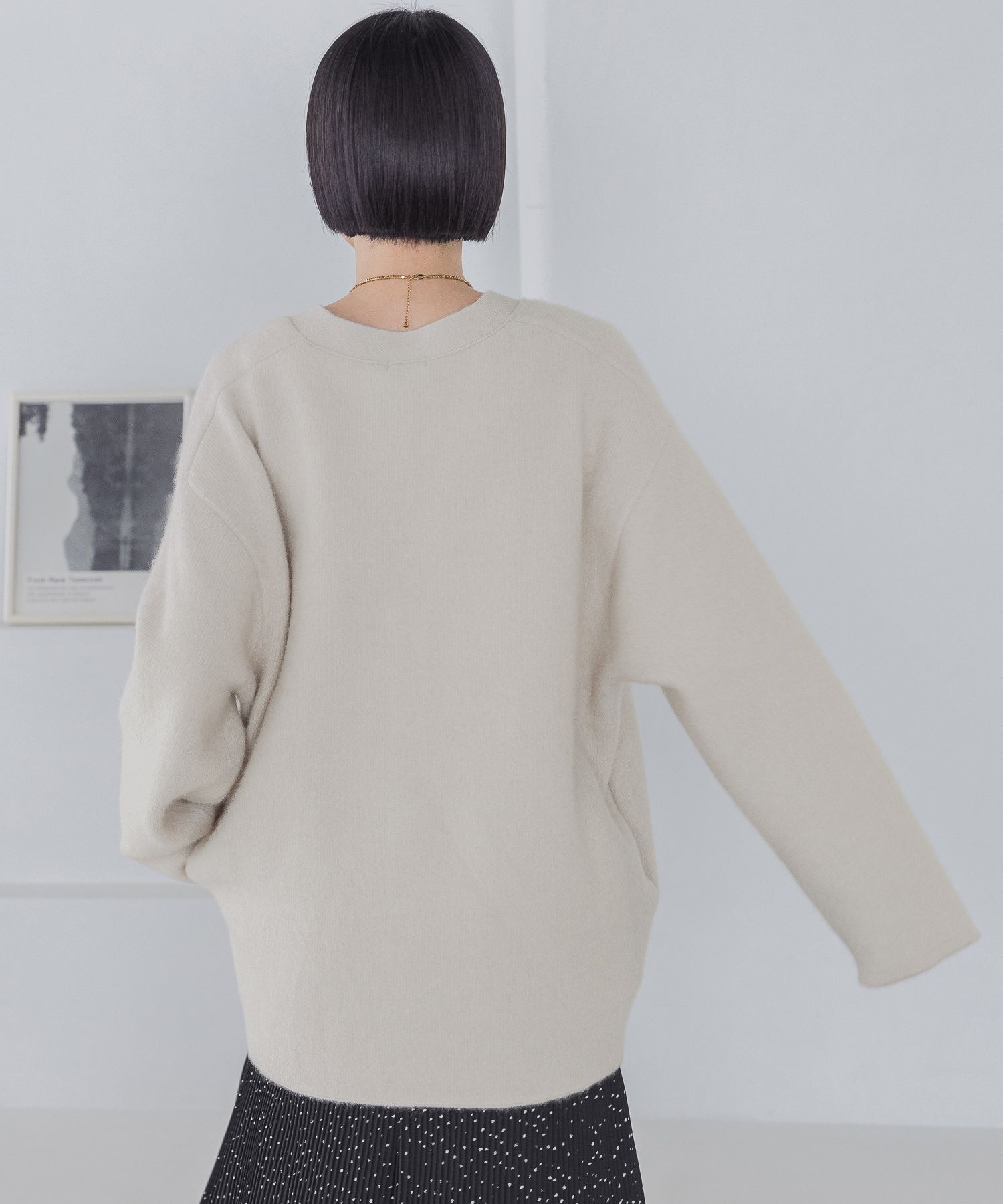 タグ付き未使用♡ A part by CNラクーンコンVカーディガン　ベージュ CNラクーンコンVカーディガン（A part by ）｜ルミネのファッション