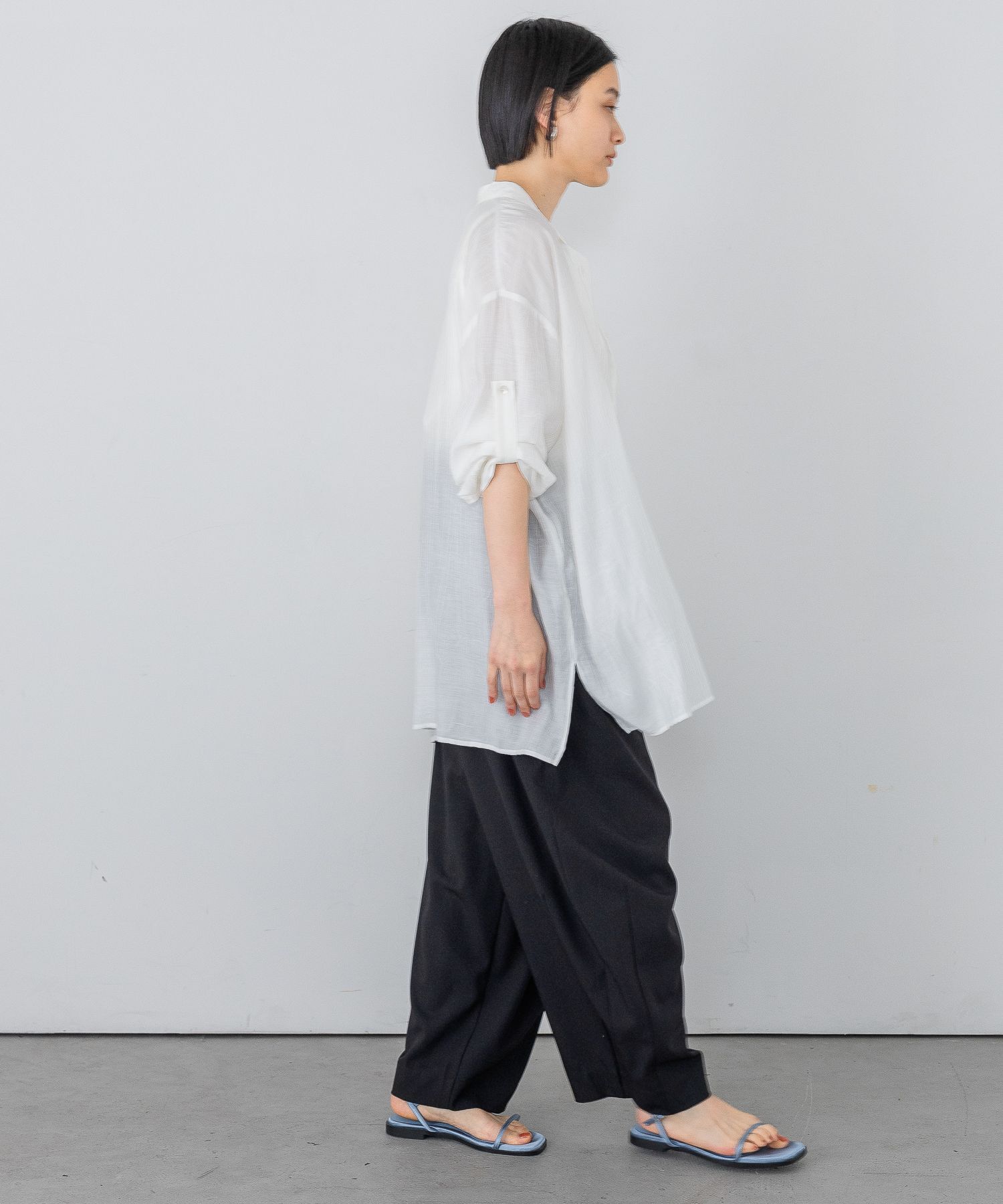 A part by 「ワッシャーロールアップシャツ」|シャツ・ブラウス|