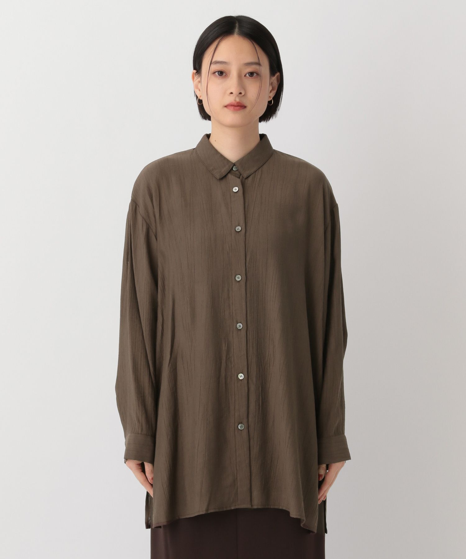 A part by 「ワッシャーロールアップシャツ」|シャツ・ブラウス|