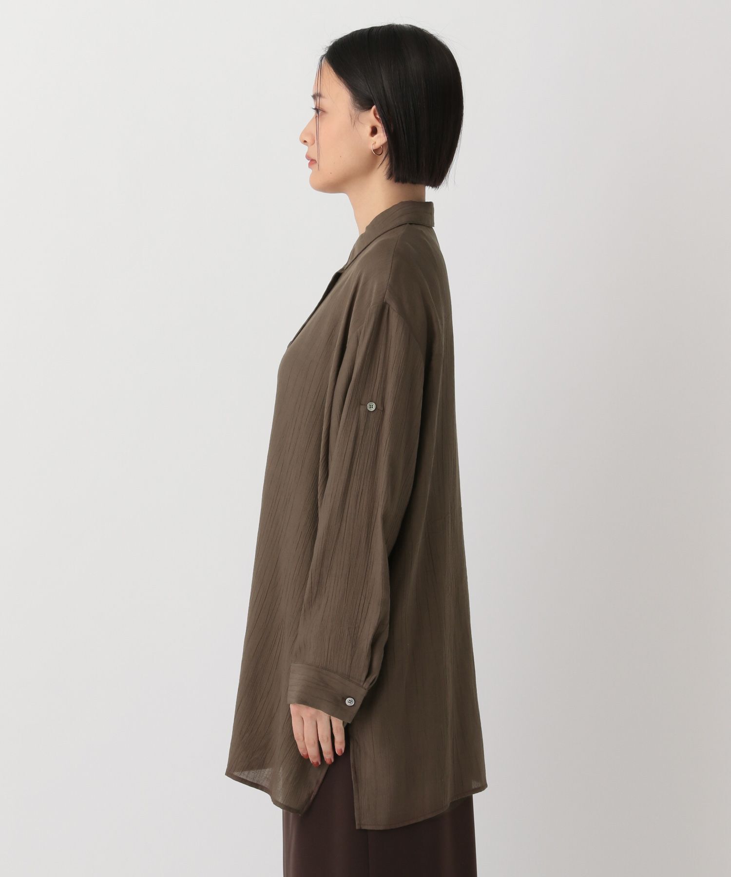 A part by 「ワッシャーロールアップシャツ」|シャツ・ブラウス|