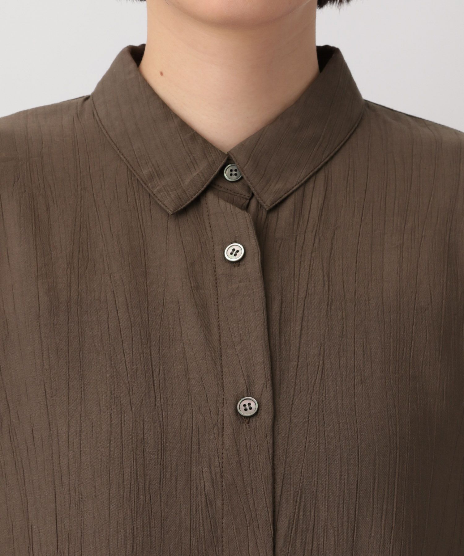 A part by 「ワッシャーロールアップシャツ」|シャツ・ブラウス|